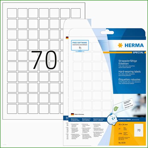 herma etiketten download.